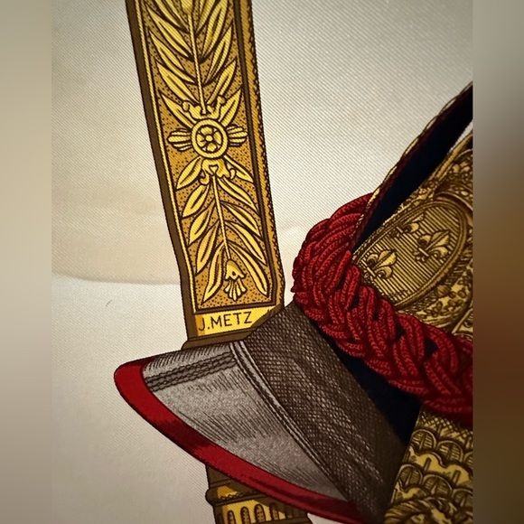 Hermes Grand Uniforme Silk Scarf - Picture 5 of 7